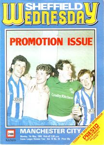 Sheffield Wednesday v Manchester City 1983/84